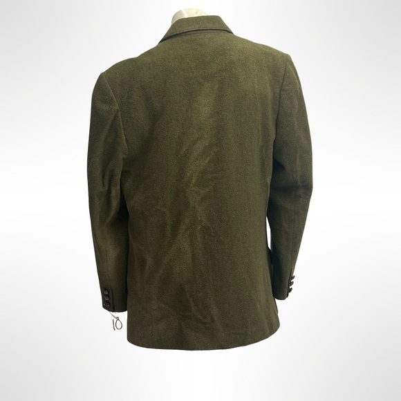 Vintage Andrea Marin Olive Green Fall/Winter Blazer size 10 - Picture 2 of 4